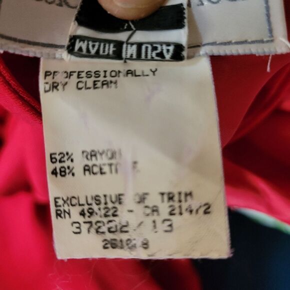Jessica McClintock Gunne‎ Sax red trumpet silhouette  party/prom dress. - Picture 9 of 13